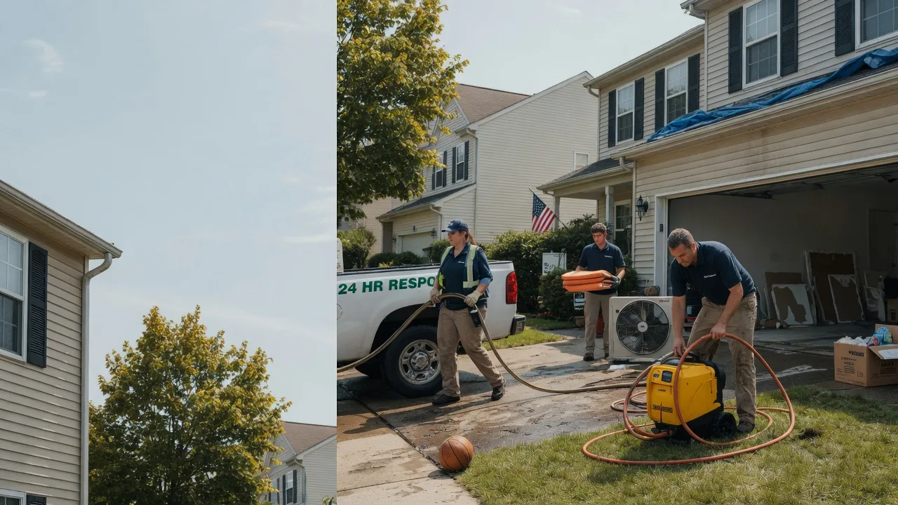 Emergency Water Damage Restoration in Columbia Cross Roads, PA near me